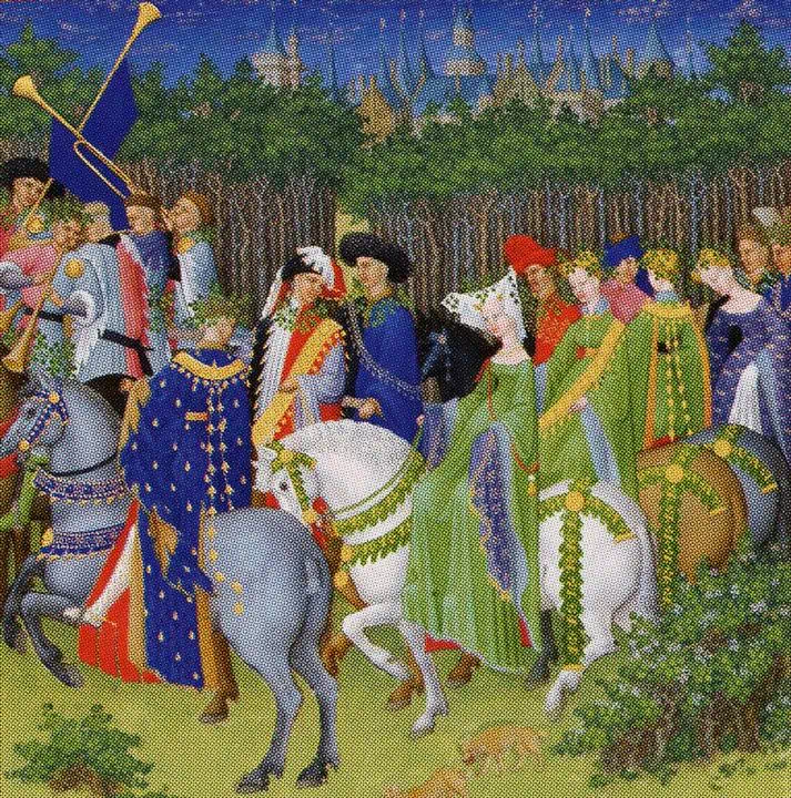 Très Riches Heures du duc de Berry, mai